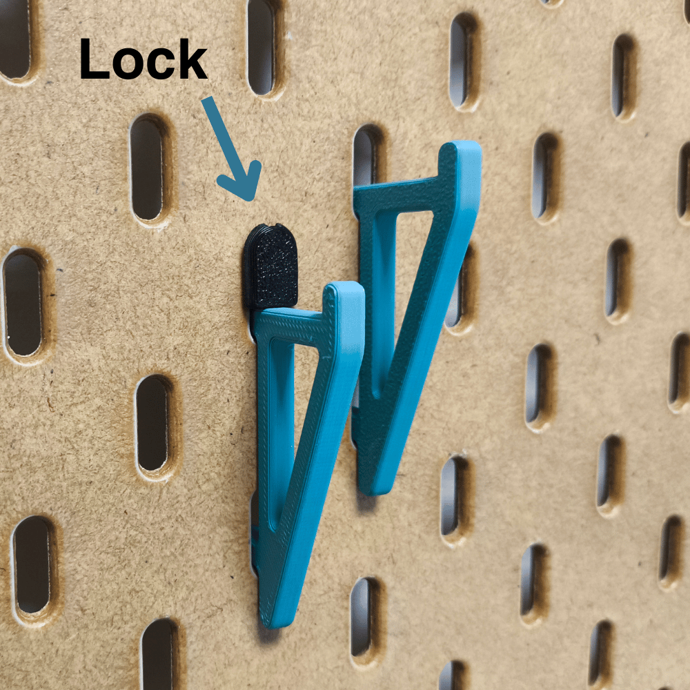 Lockdop - Past op IKEA Skadis