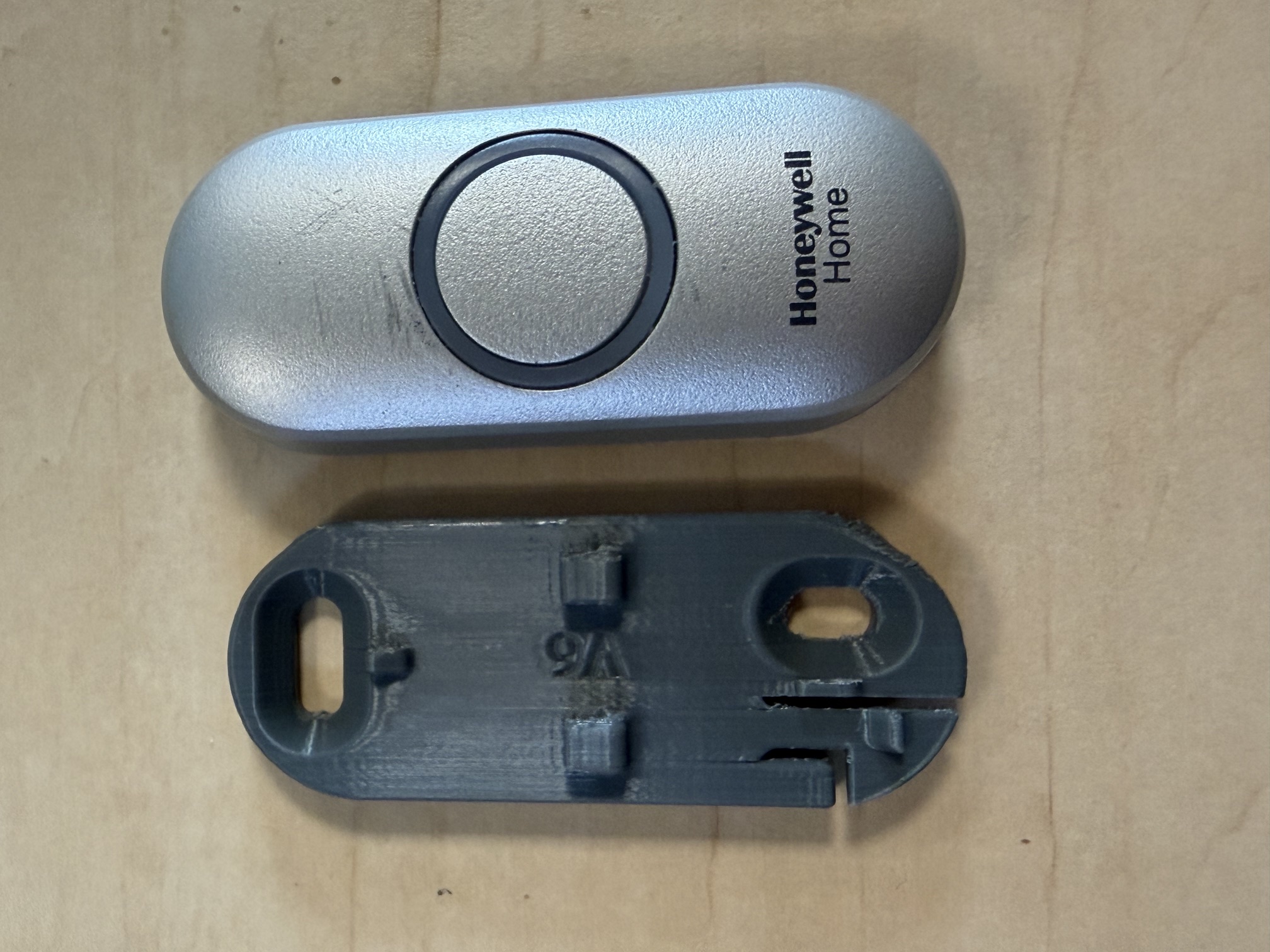 Ophangplaatje DCP-311, DCP-511 en DCP-911 deurbel