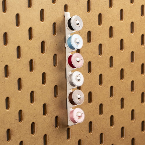 6-voudige Naaispoelhouder voor Pegboard
