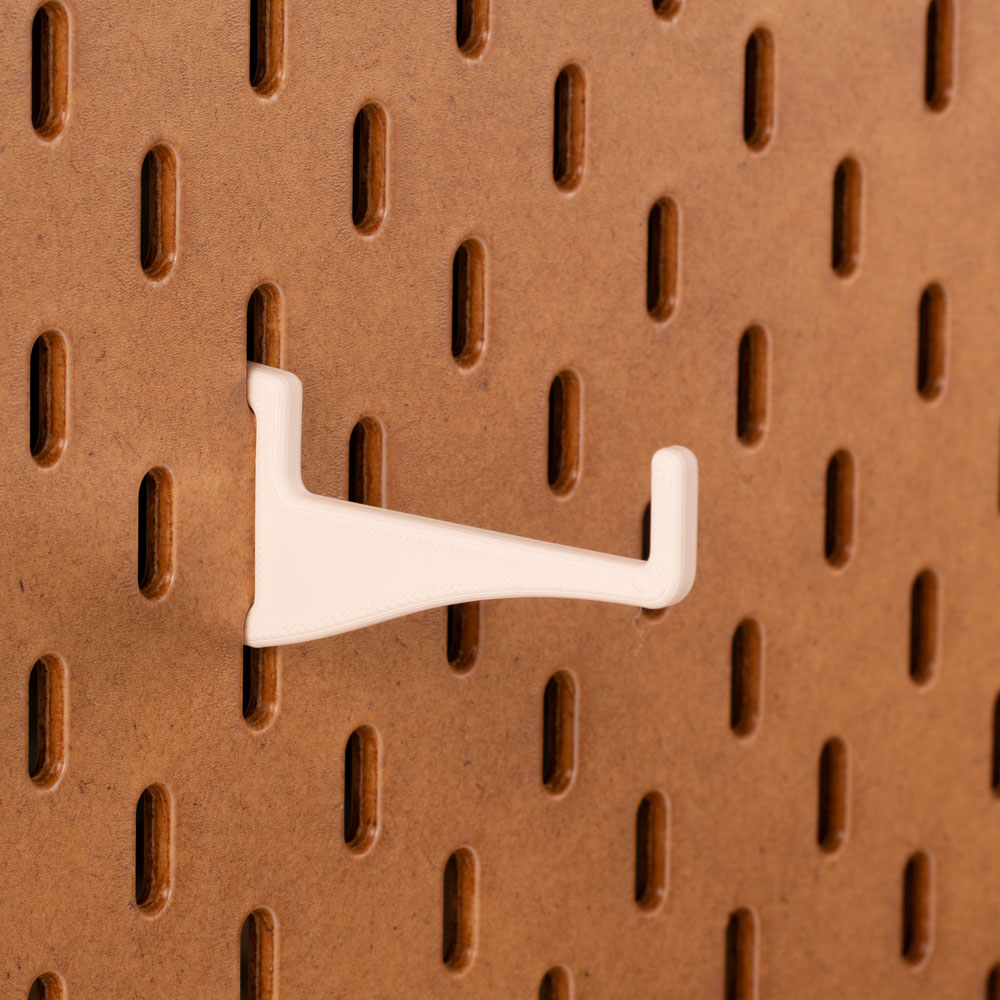Horizontaal Haakje met Opstaande Pin (4 cm)