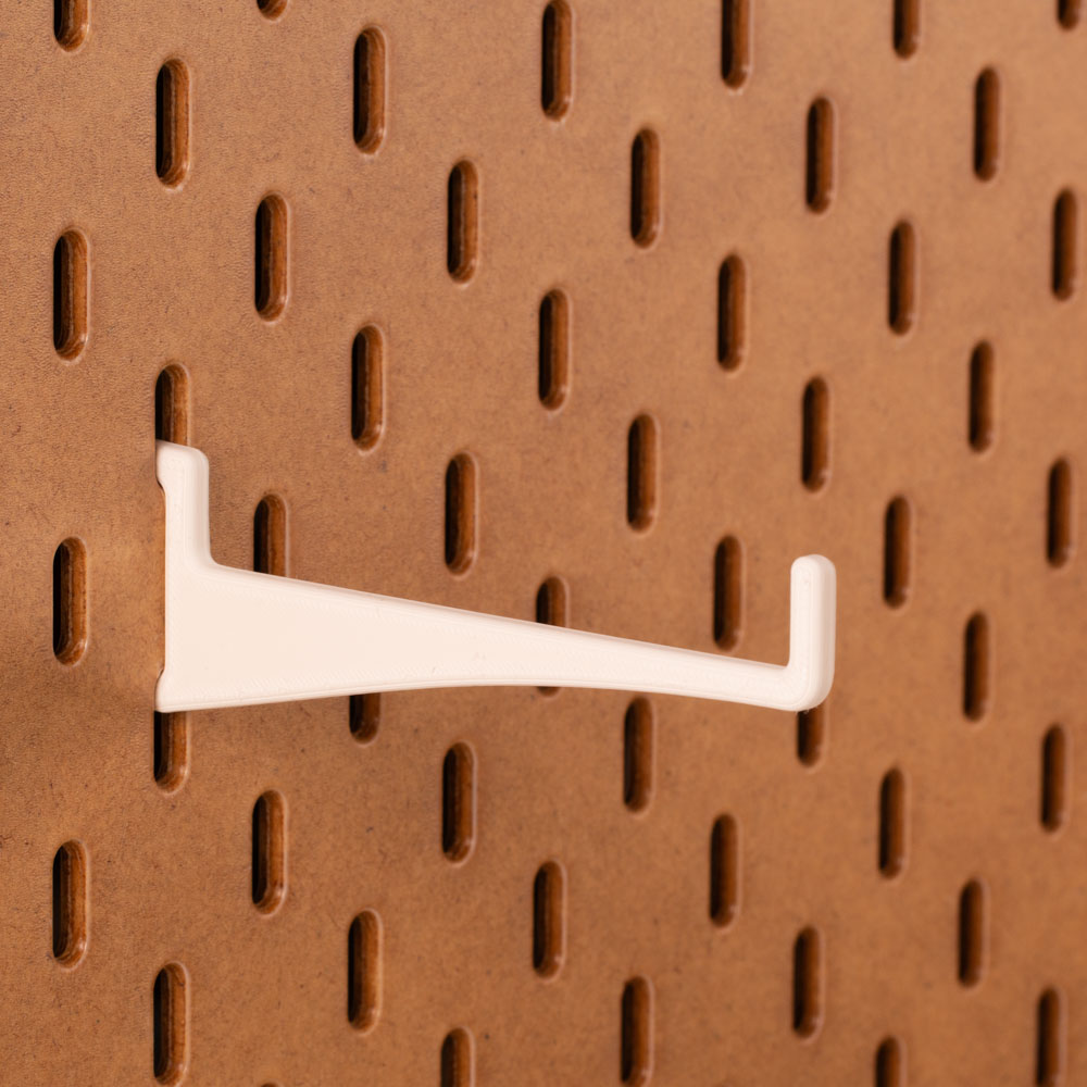 Horizontaal Haakje 10 cm met Opstaande Pin
