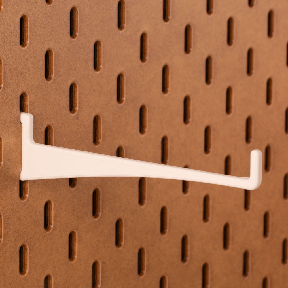 Horizontaal Haakje 14 cm met Opstaande Pin
