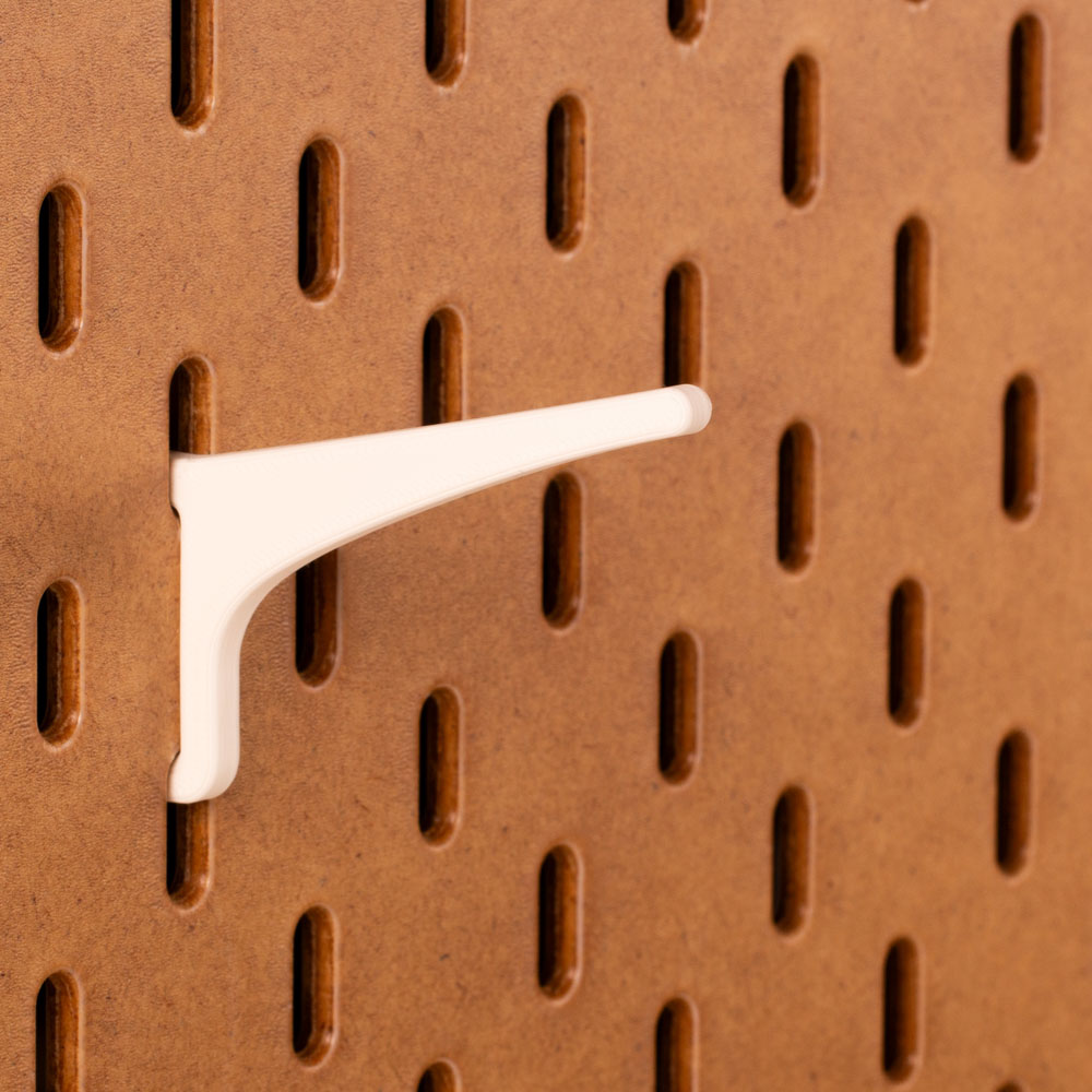 Schuine Pin 6 cm voor Pegboard Organisatie